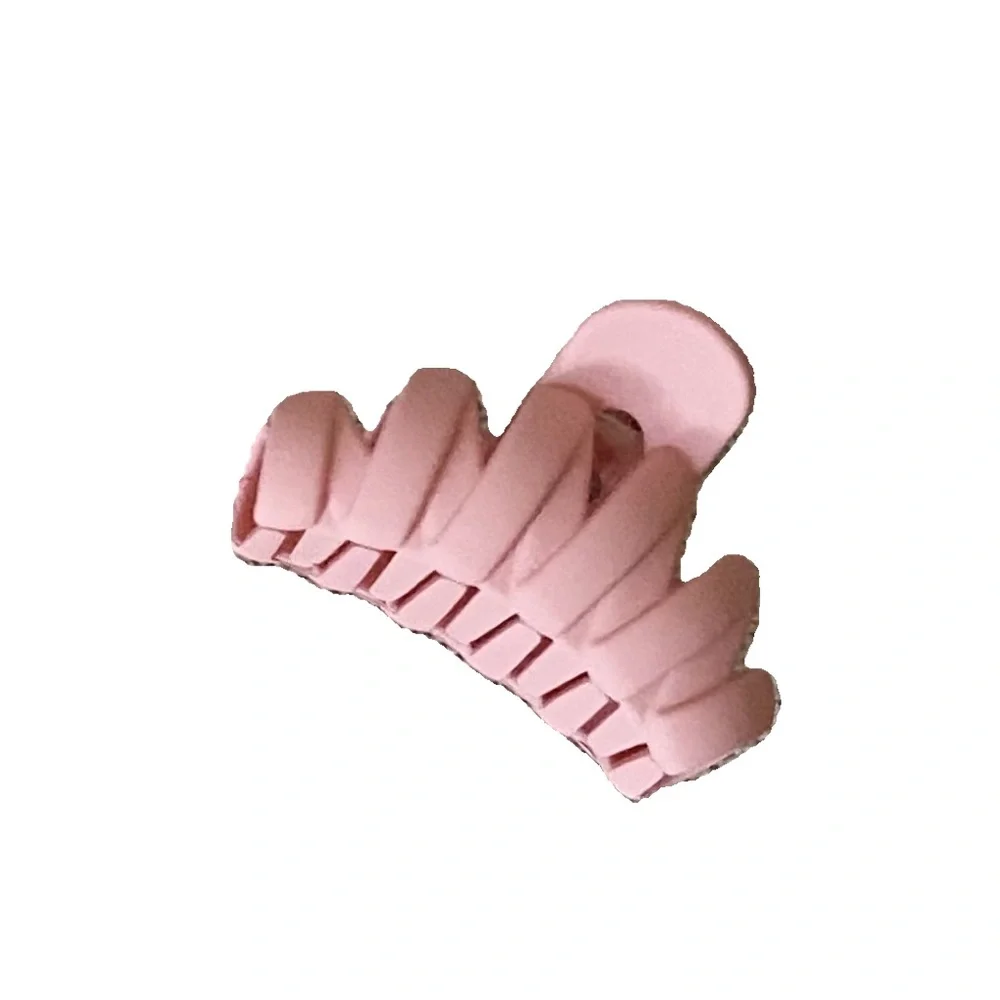 Cute Mini Pink Hair Claws For Girls Perfect For Half Ponytail Accessories